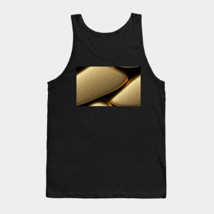 Seamless Black & Gold Texture Patterns VI Tank Top